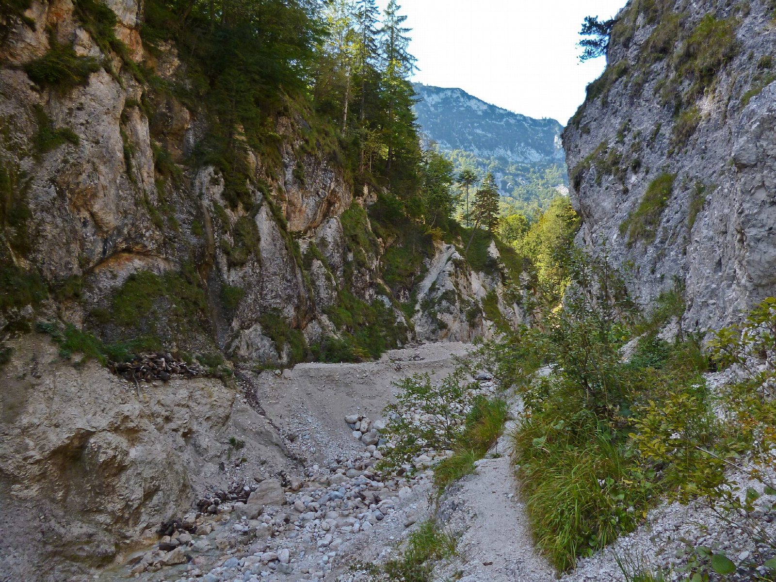 Almbachklamm and Ettenberg from the Kugelmühle