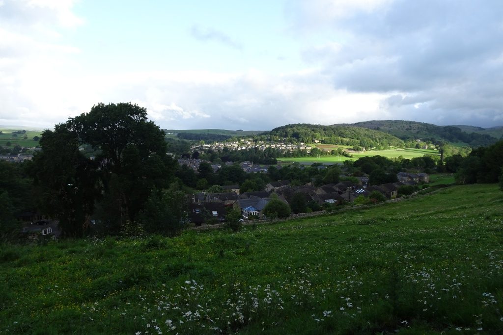 Attermire Scar and Victoria Cave from Settle