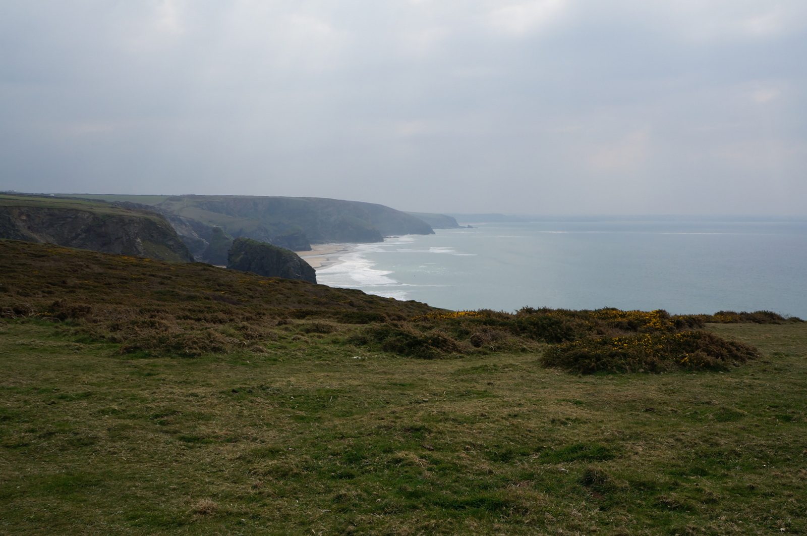 Bedruthan Steps and Park Head from Carnewas