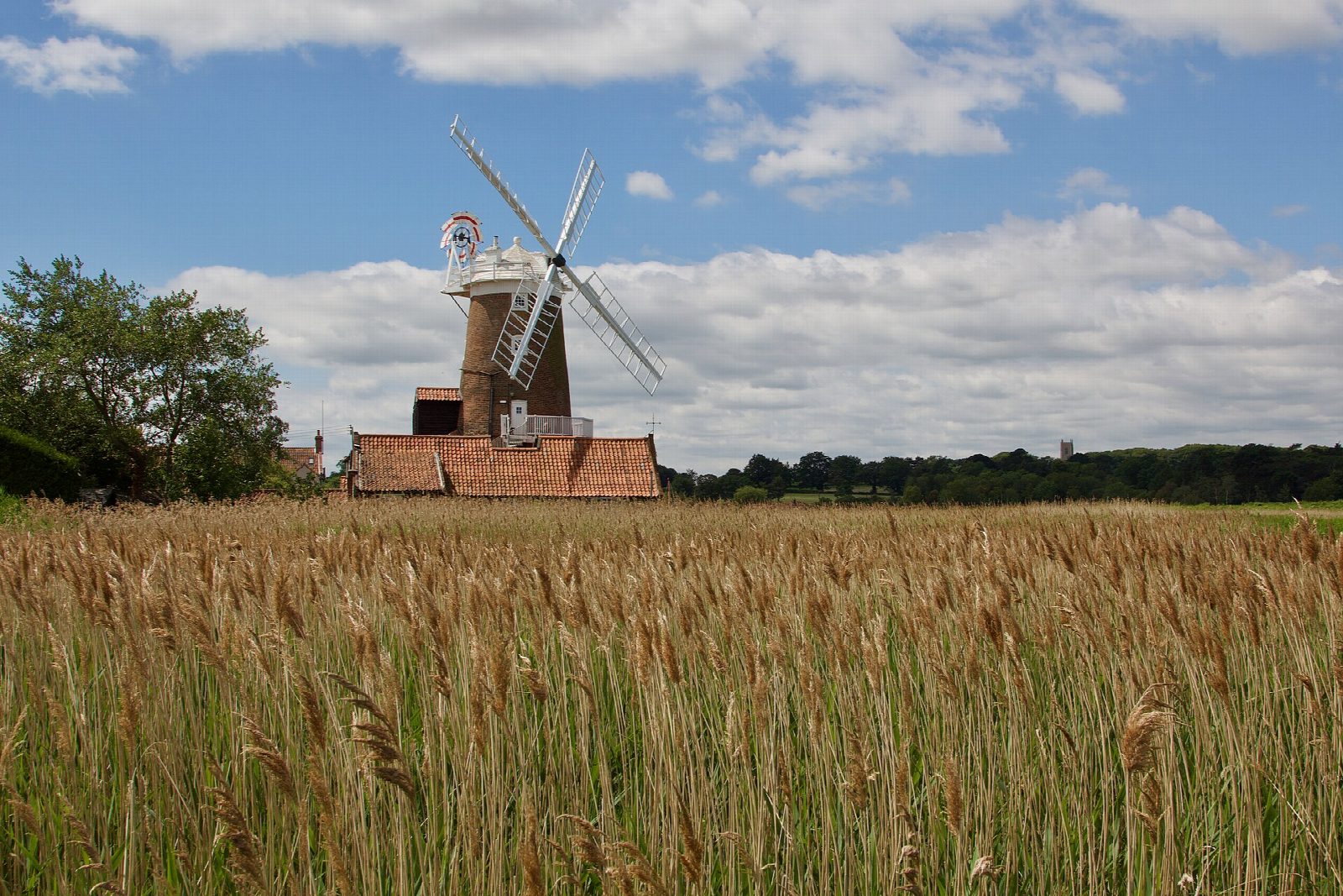 Blakeney, Cley windmill and Wiveton