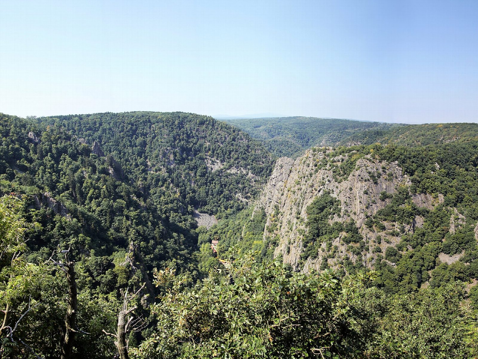 Bode gorge and Hexentanzplatz from Thale