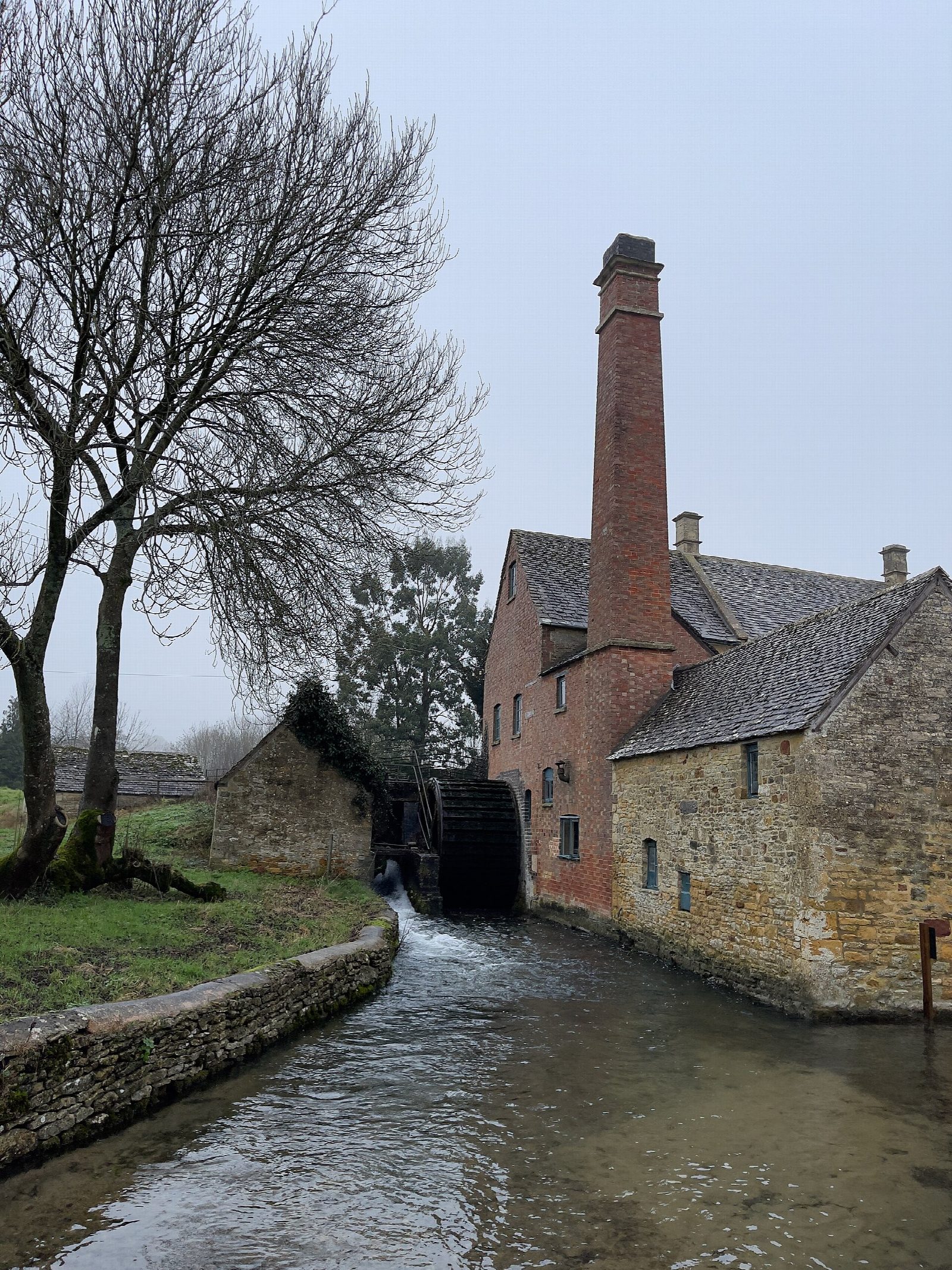 Lower and Upper Slaughter from Bourton-on-the-Water