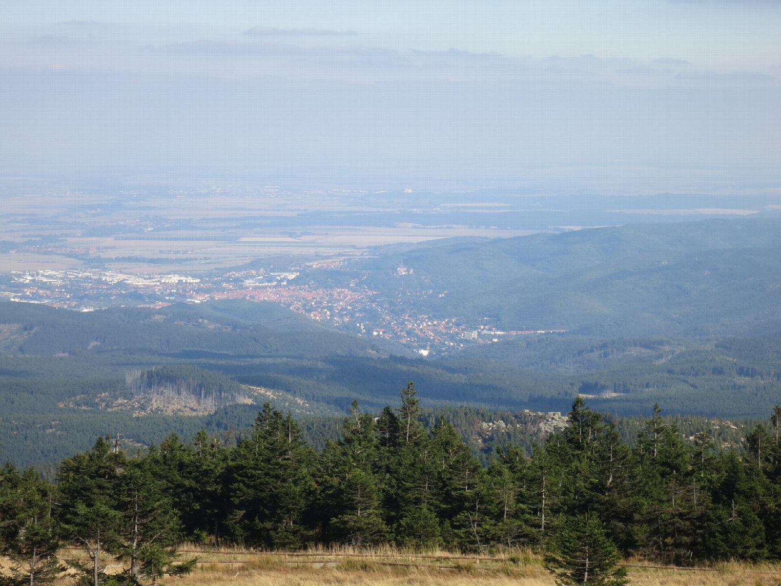 Brocken from Schierke by the Eckerloch