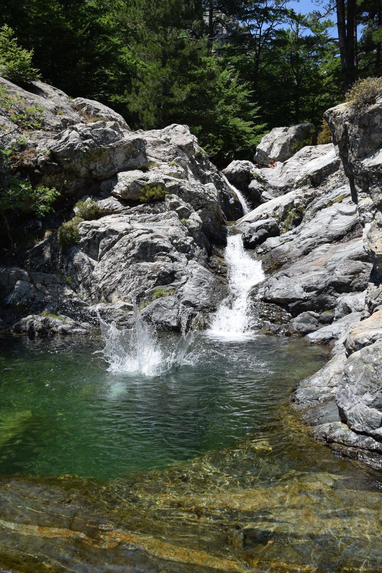 Cascades des Anglais from Vizzavona station