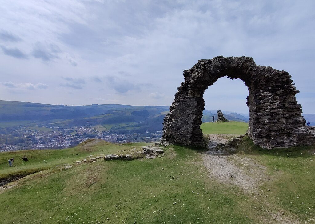 Castell Dinas Brân from Llangollen