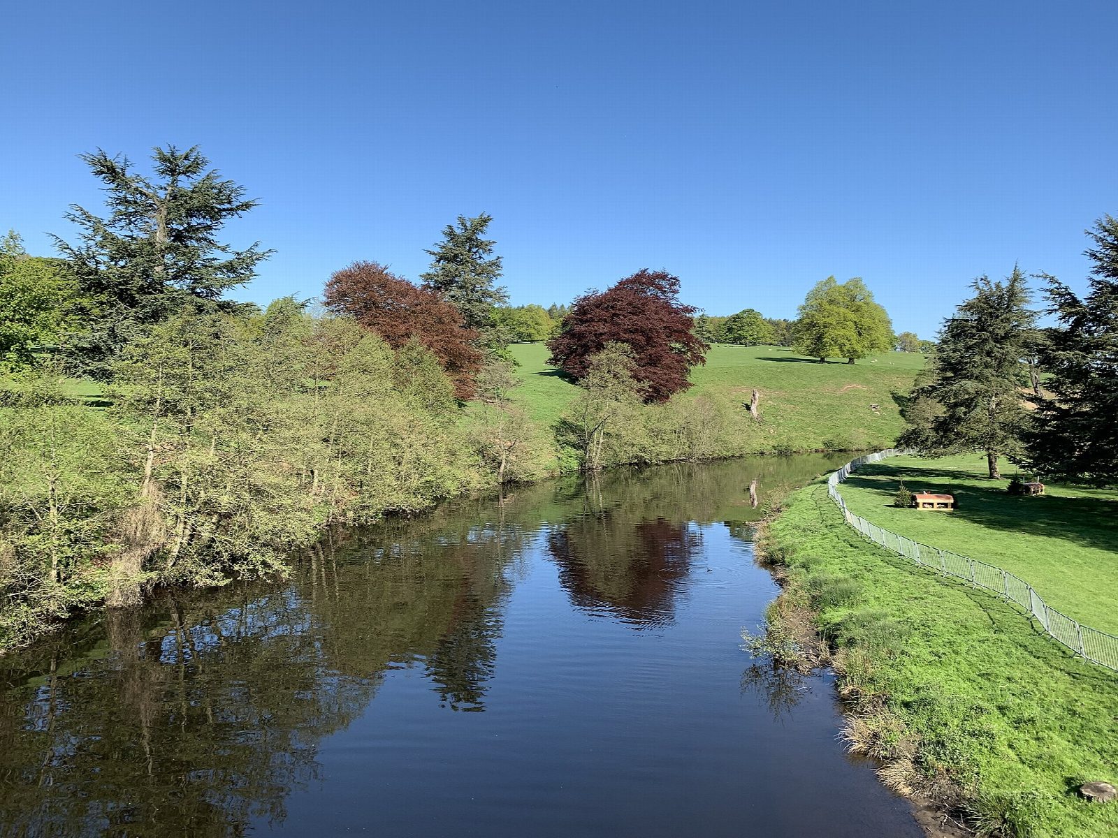 Chatsworth Park and the Hunting Tower from Baslow