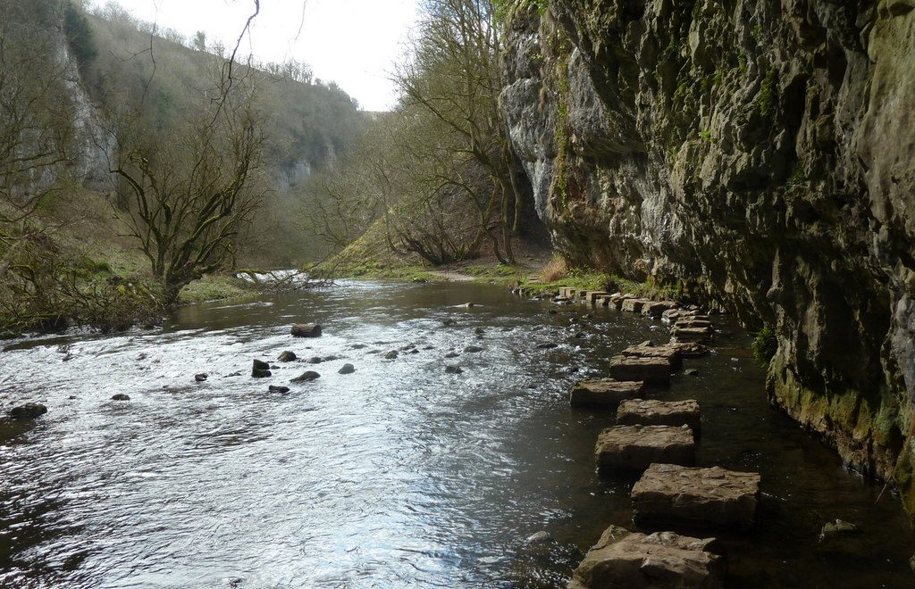 Chee Dale and its stepping stones from Miller's Dale