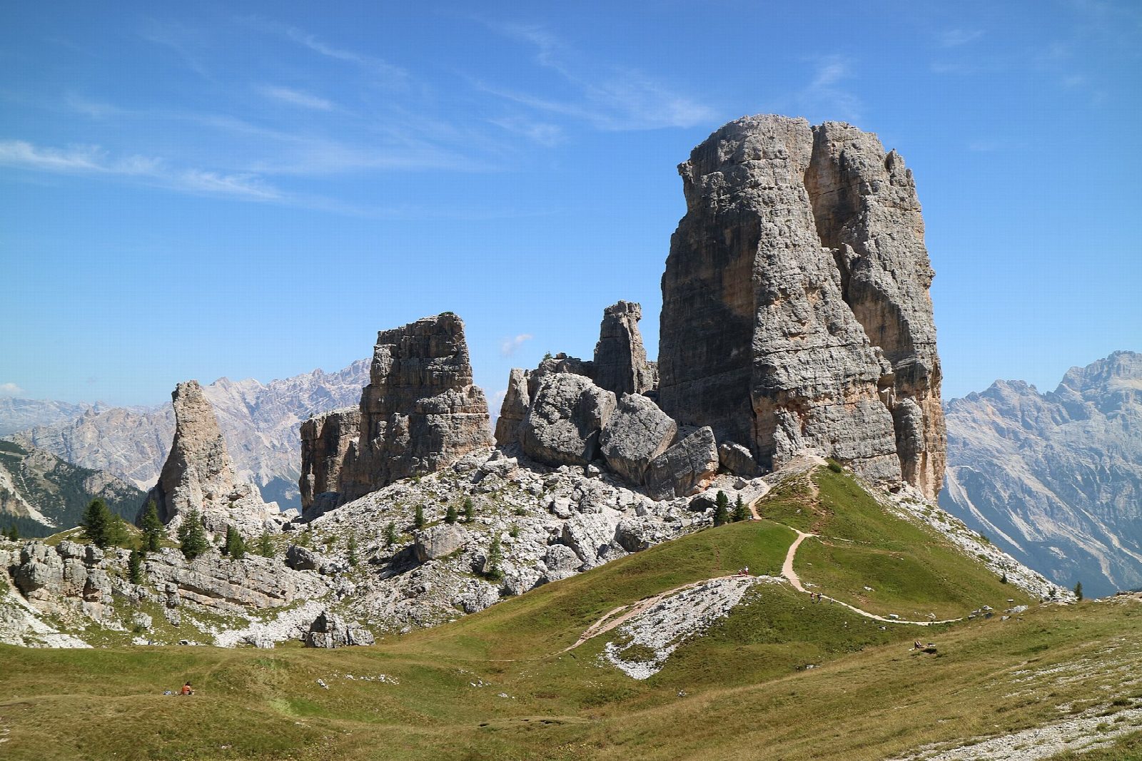 Cinque Torri from Bai de Dones