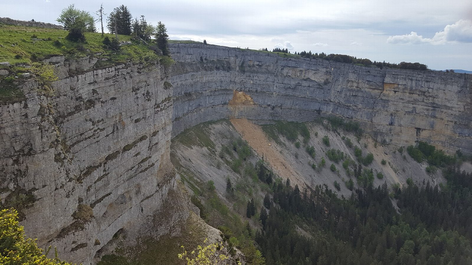 Creux du Van from Noiraigue