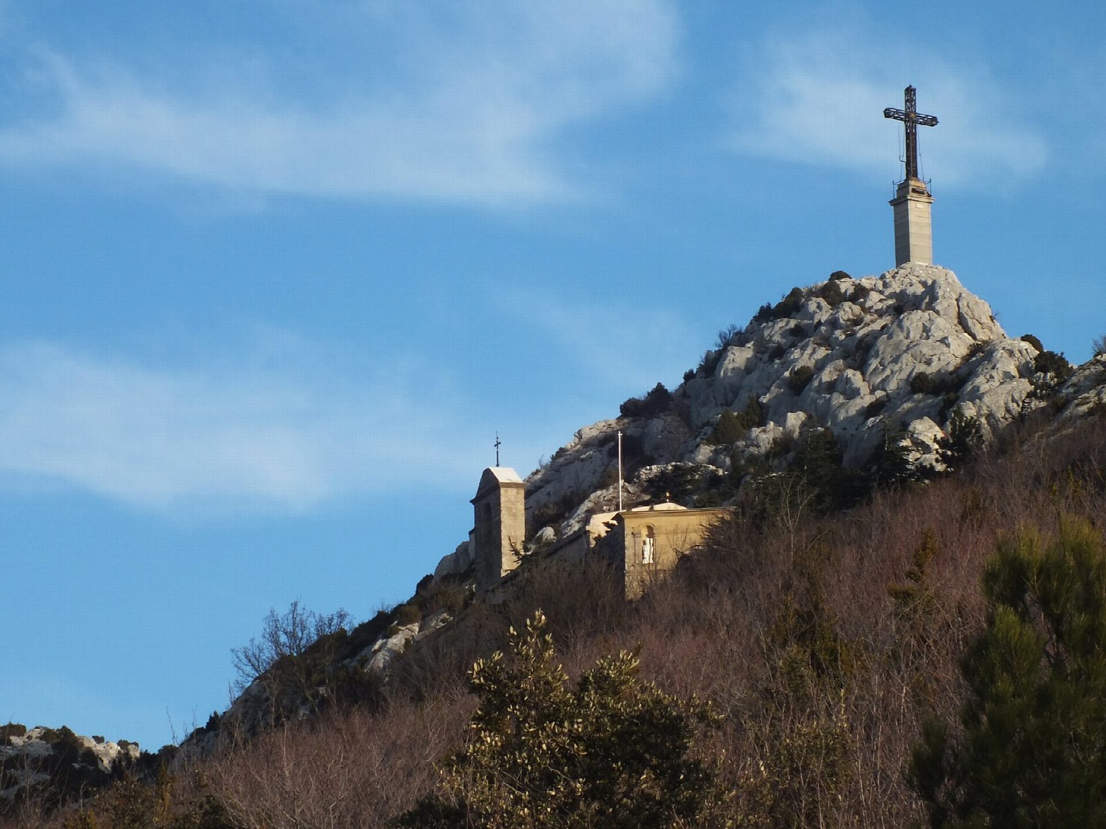 Croix de Provence on Sainte-Victoire from Les Cabassols