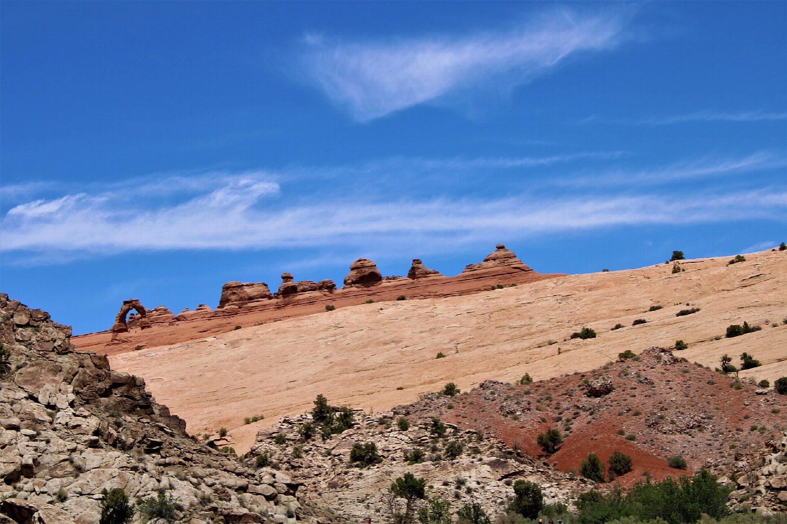 Delicate Arch from Wolfe Ranch