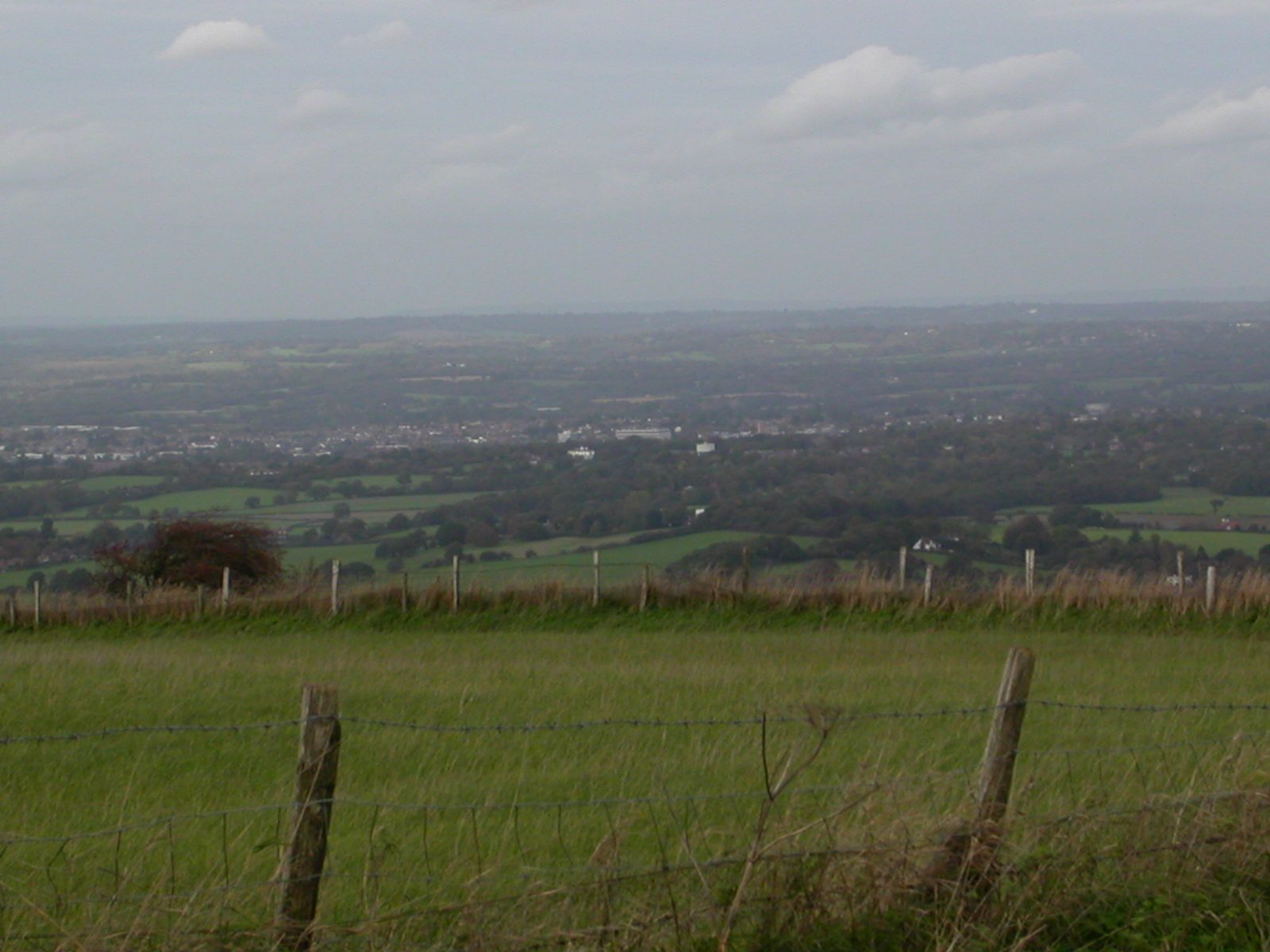 Ditchling Beacon and the Clayton windmills from Ditchling
