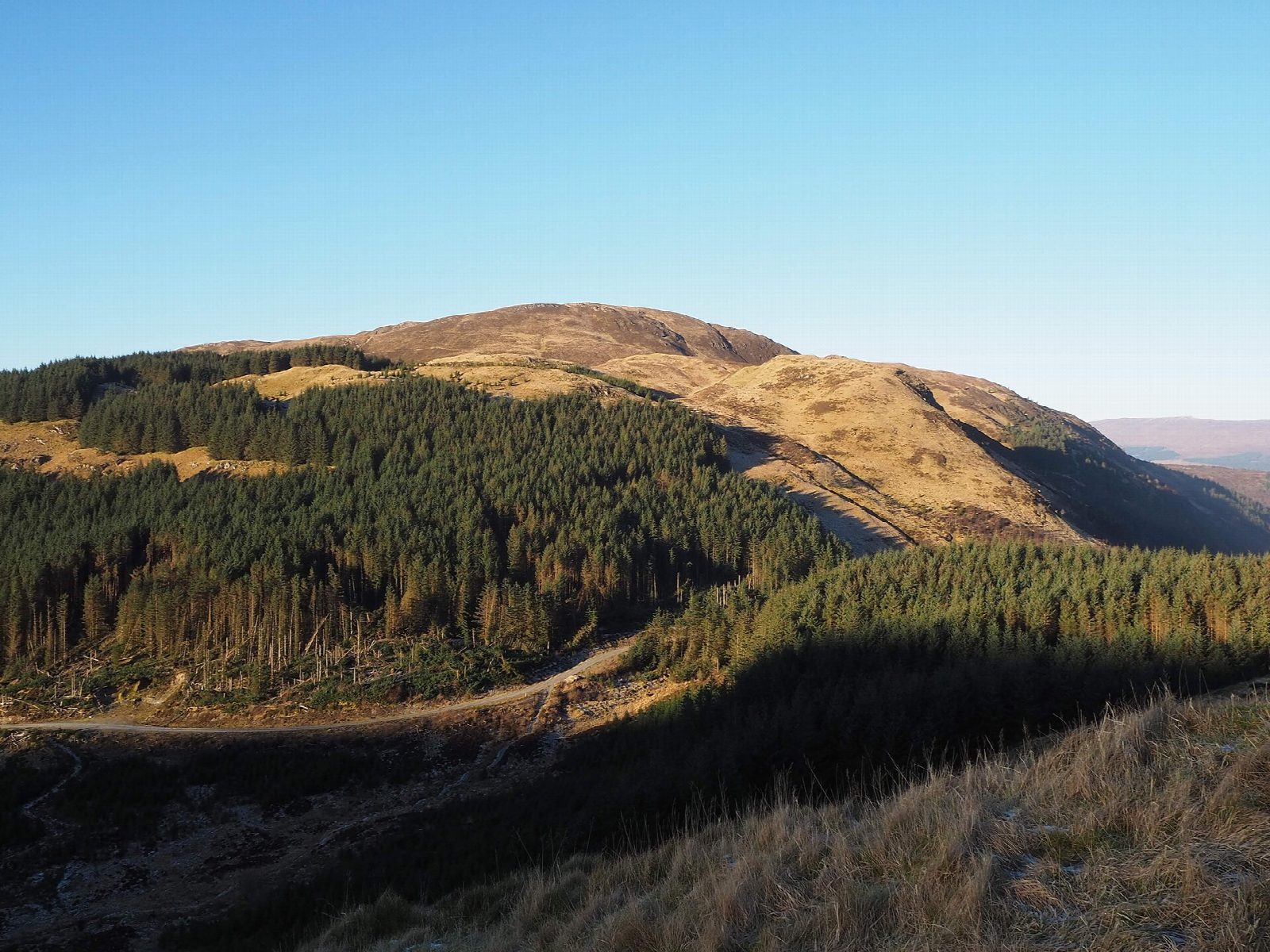 Dùn Deardail hill fort from Glen Nevis