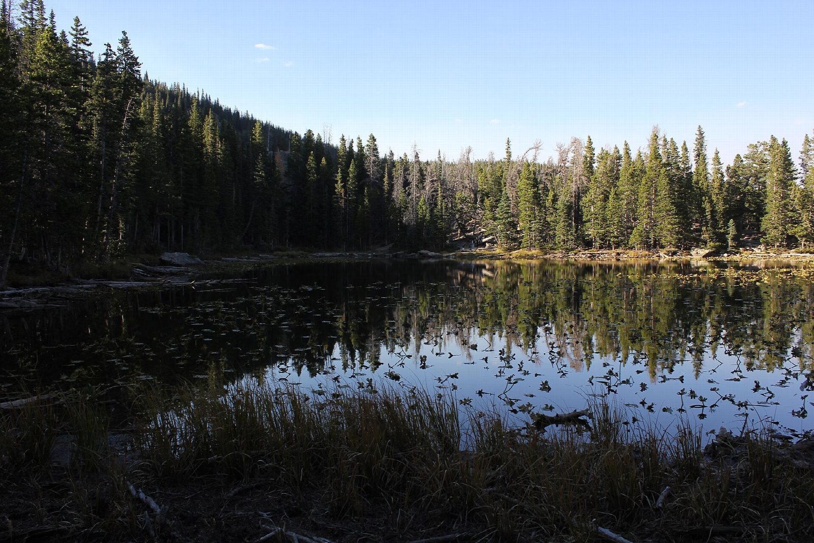 Nymph, Dream and Emerald Lakes from Bear Lake