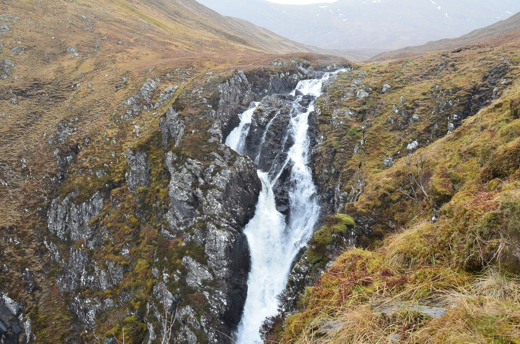 The Falls of Glomach from Morvich