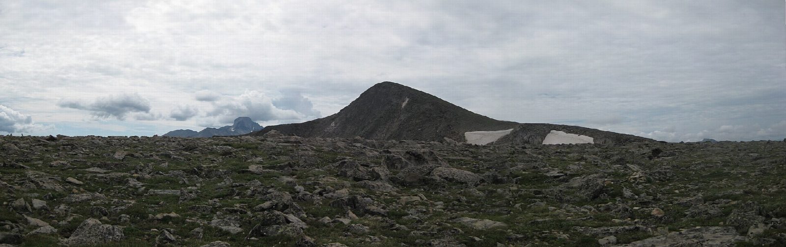 Flattop Mountain and Hallett Peak from Bear Lake