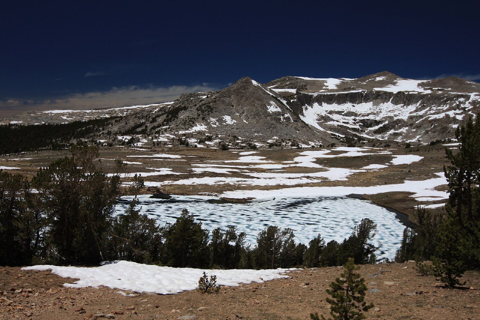 Gaylor Lakes from Tioga Pass