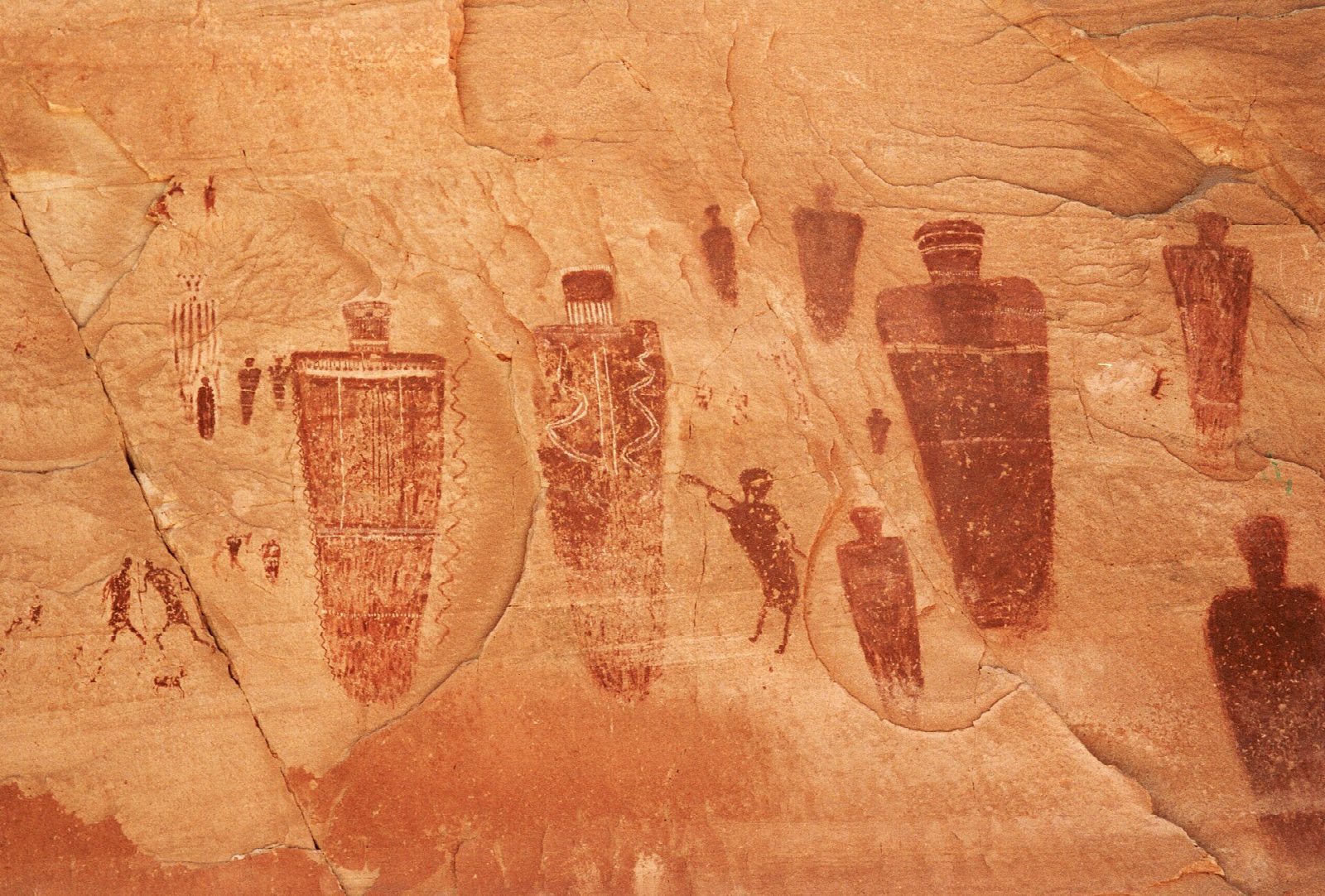 The Great Gallery in Horseshoe Canyon