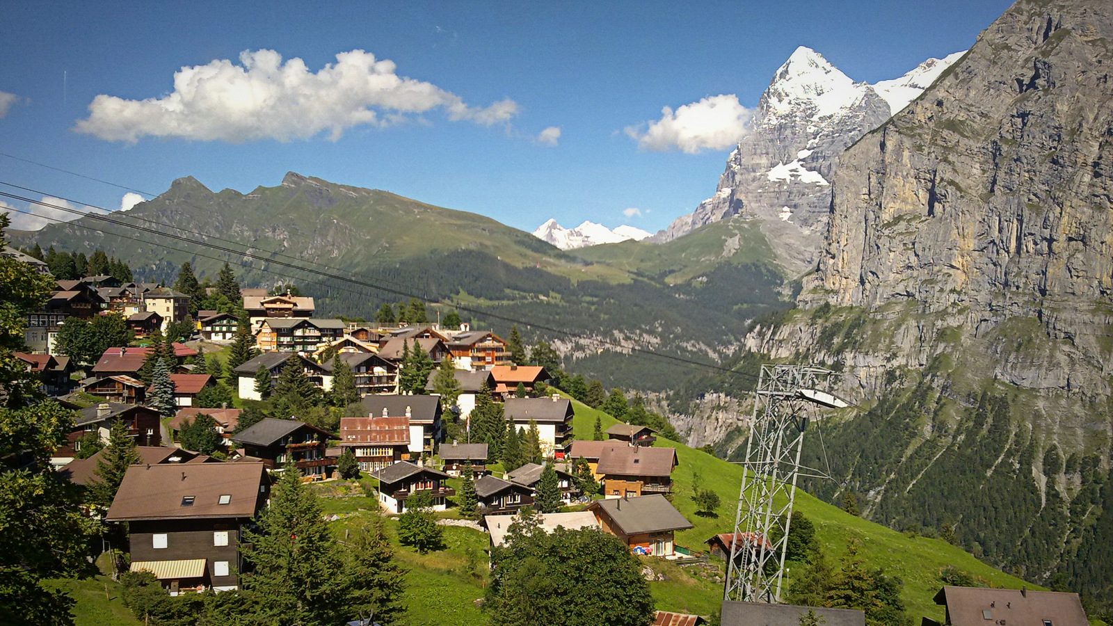 Grütschalp to Mürren and Gimmelwald