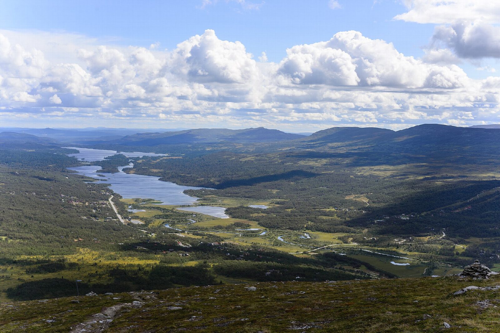 Hamrafjället Västra from Anderssjöåfallet
