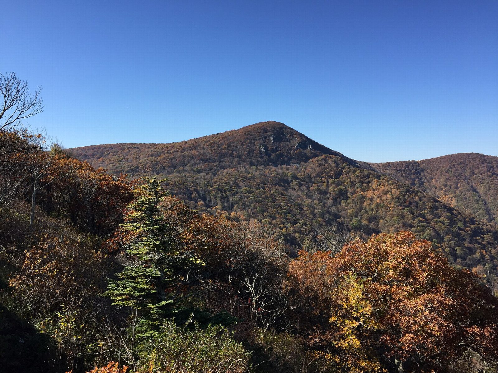Hawksbill Summit from Hawksbill Gap
