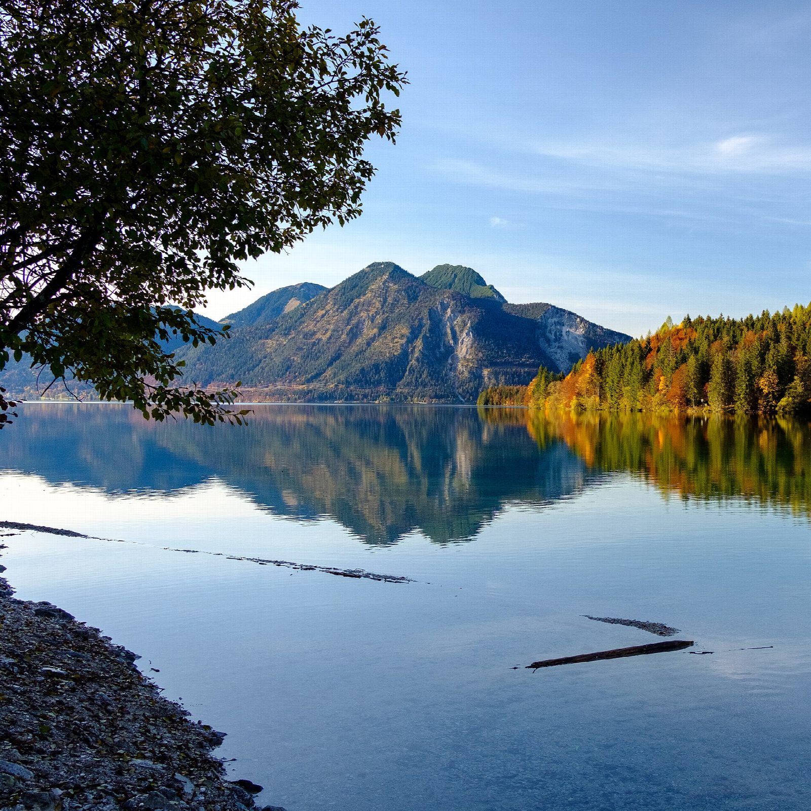 Herzogstand and Heimgarten from Walchensee