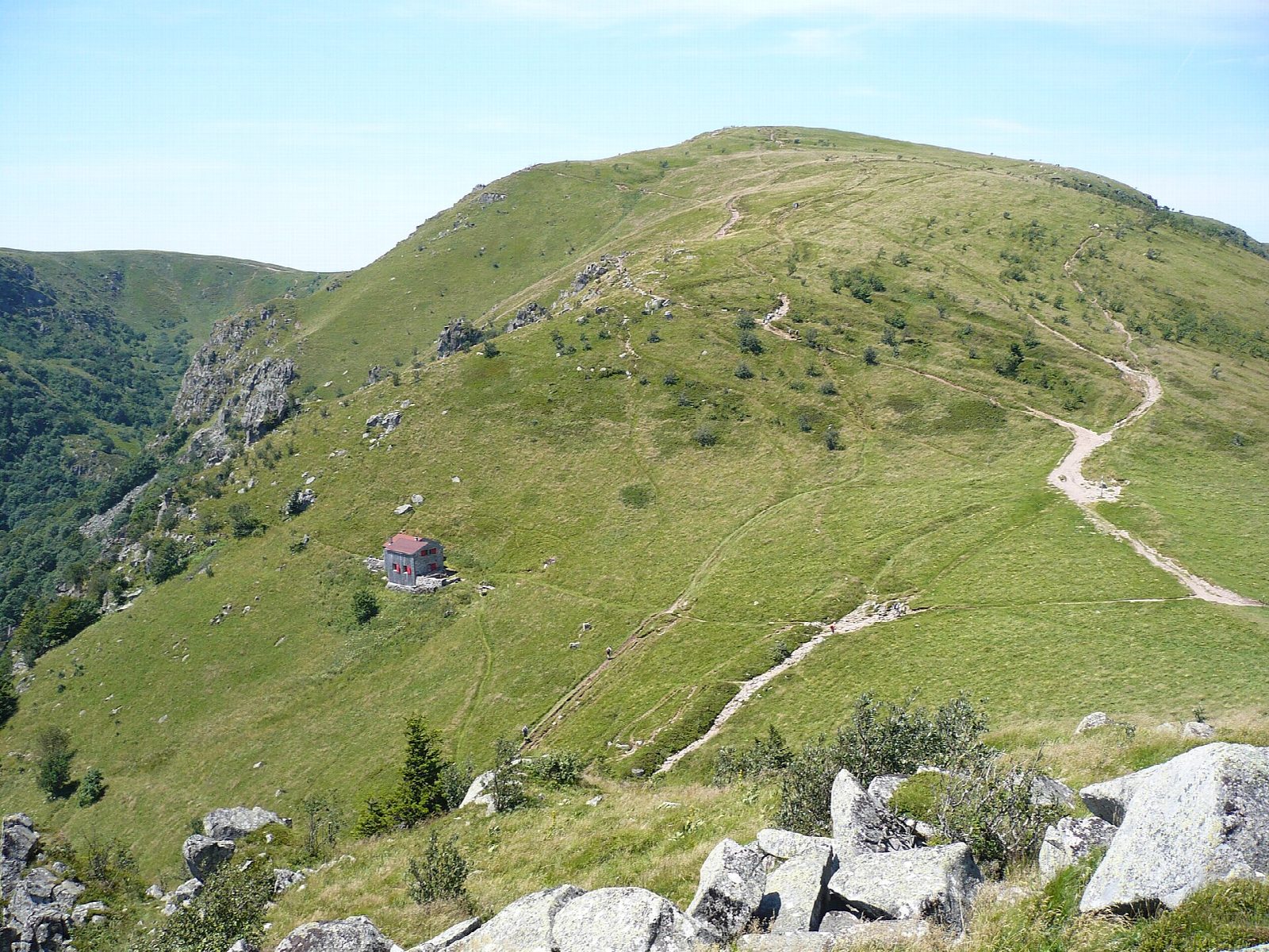 Hohneck from the Col de la Schlucht