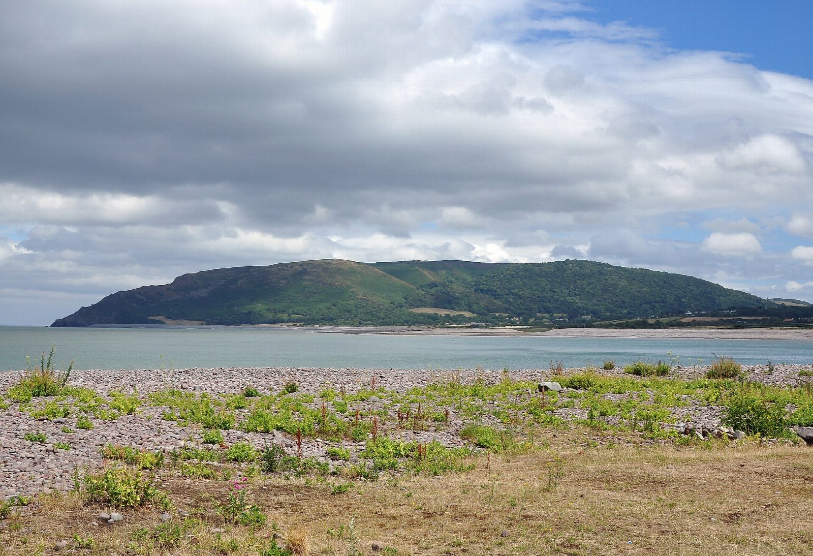 Hurlstone Point and Selworthy Beacon from Bossington