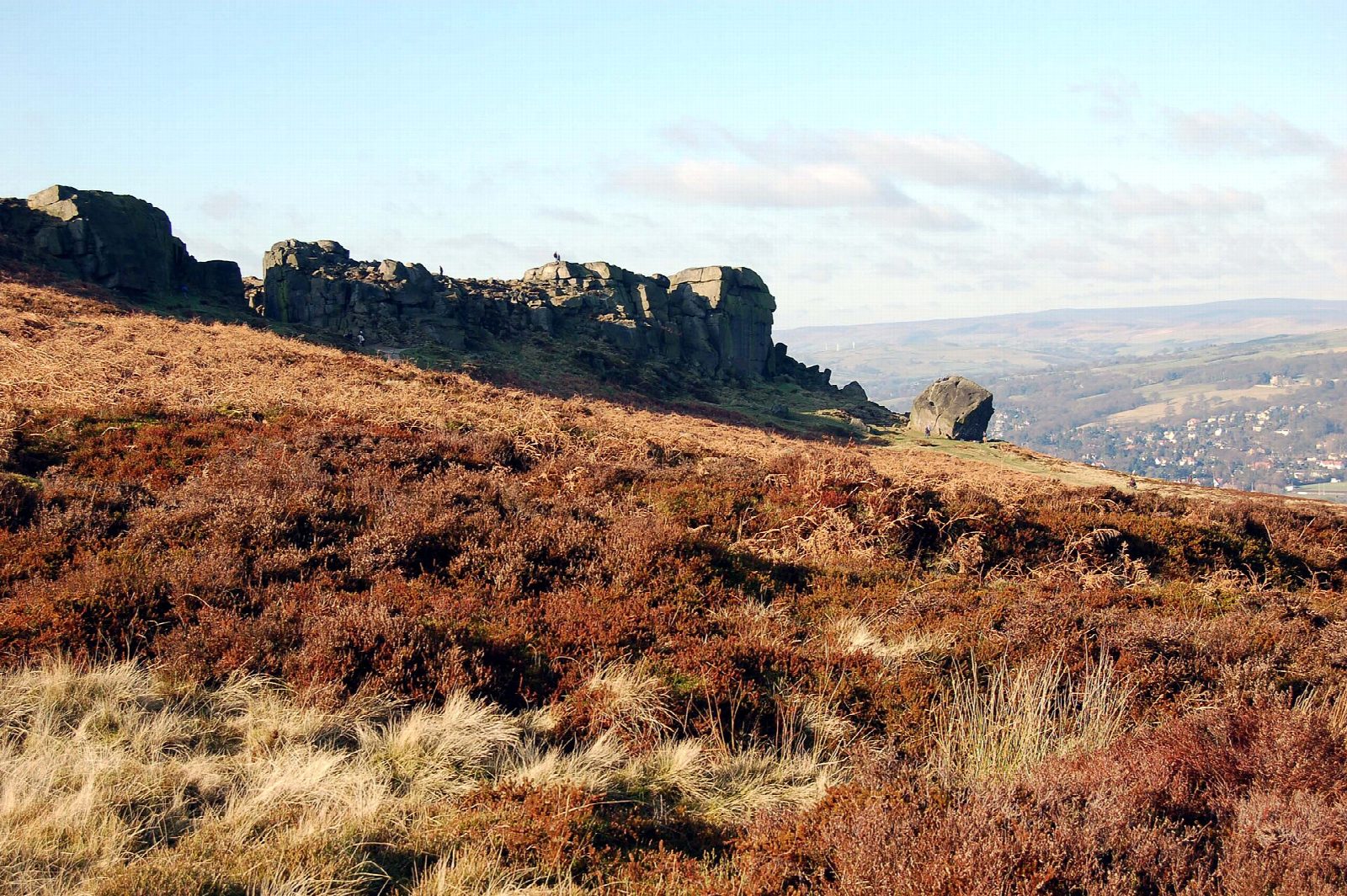 Ilkley Moor: the Cow and Calf and the Twelve Apostles