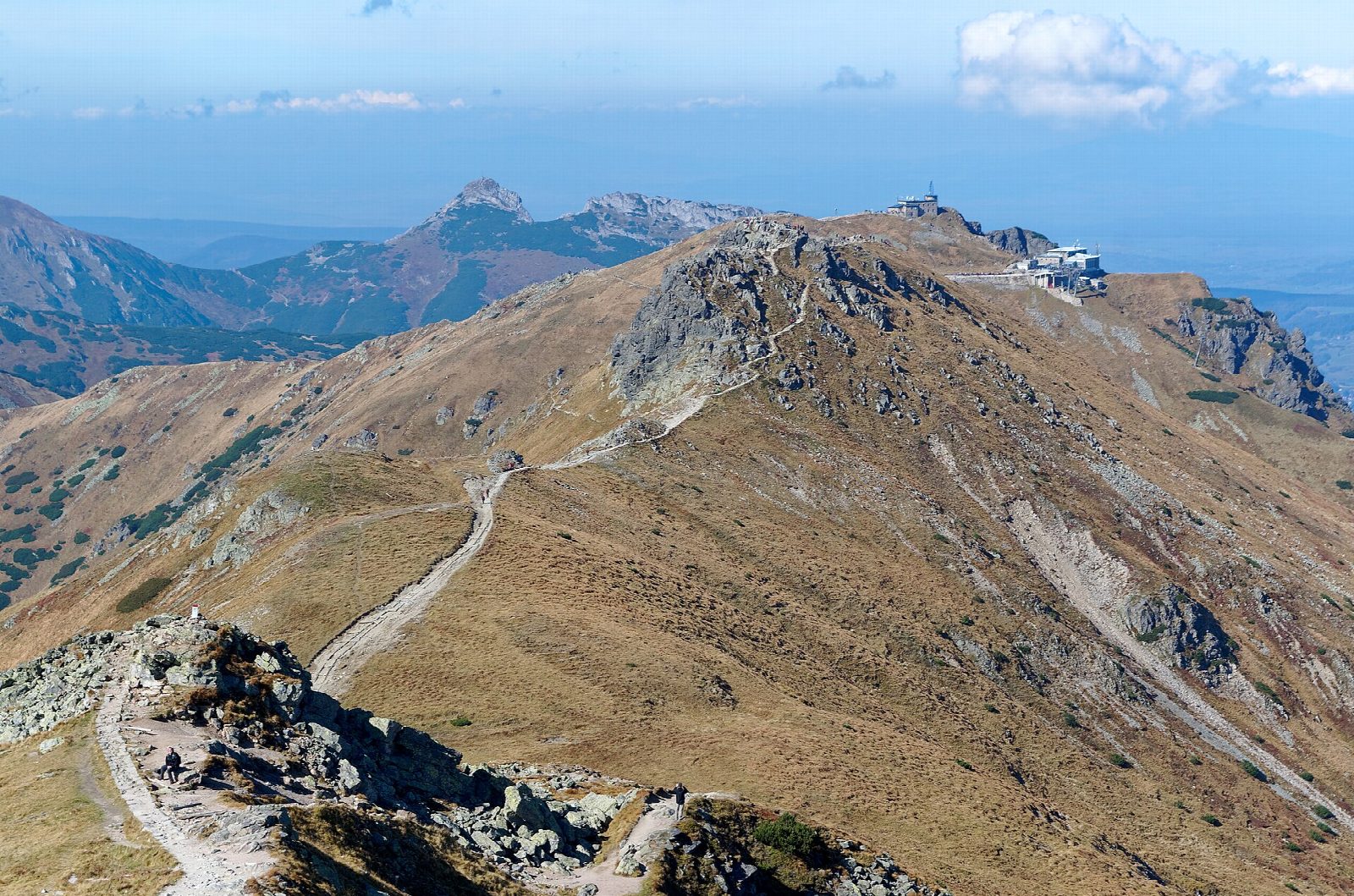 Kasprowy Wierch from Kuźnice by Myślenickie Turnie and Hala Gąsienicowa
