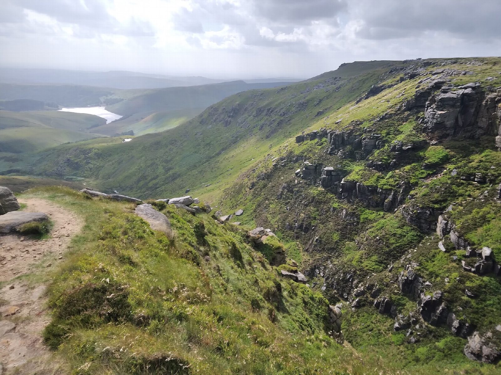 Kinder Downfall from Hayfield
