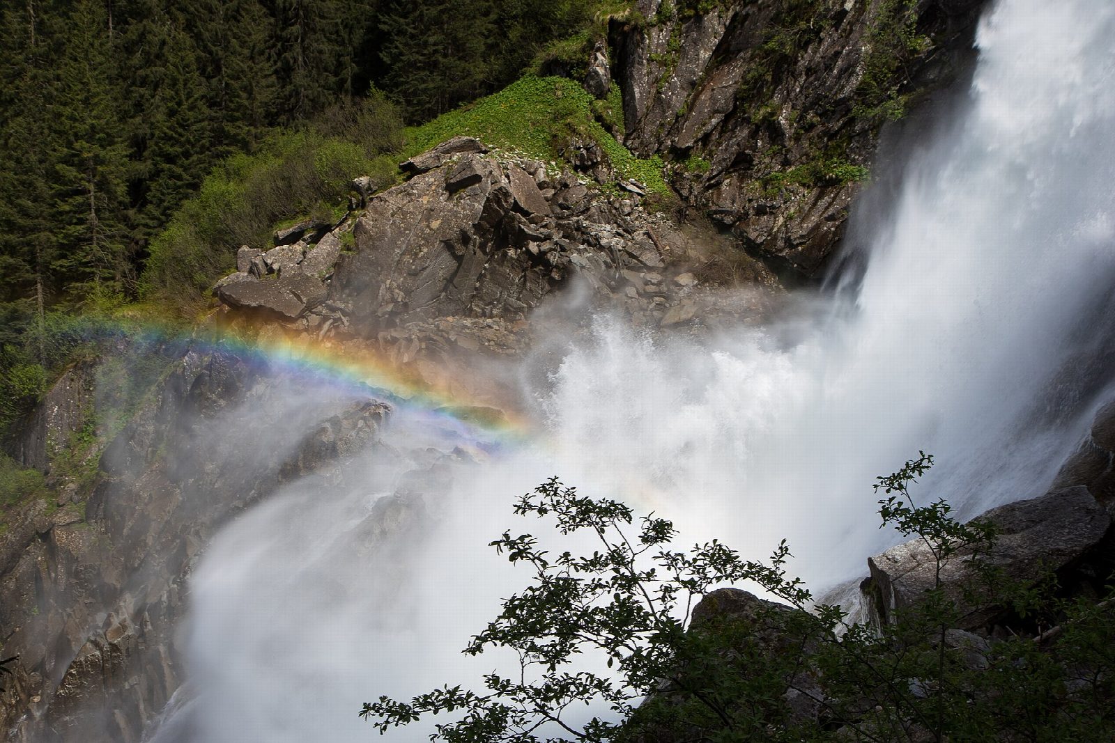 Krimml Waterfalls from Krimml
