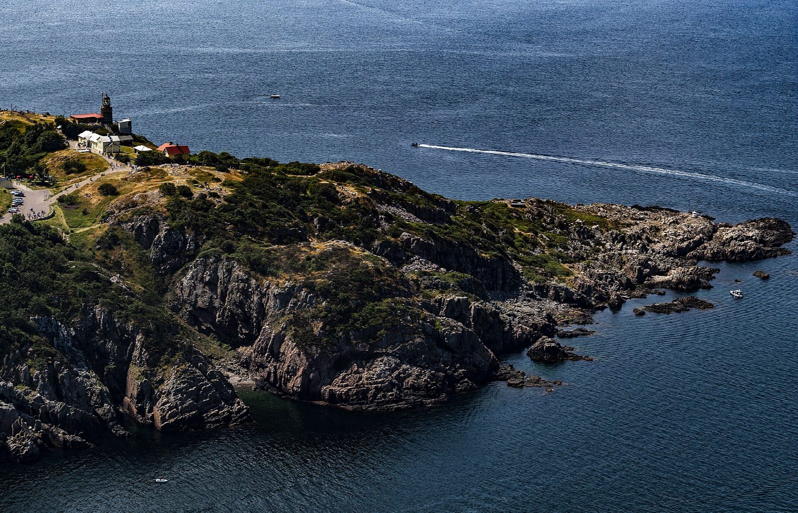 Kullaberg from Mölle: Ransvik, Kullens fyr and Josefinelust