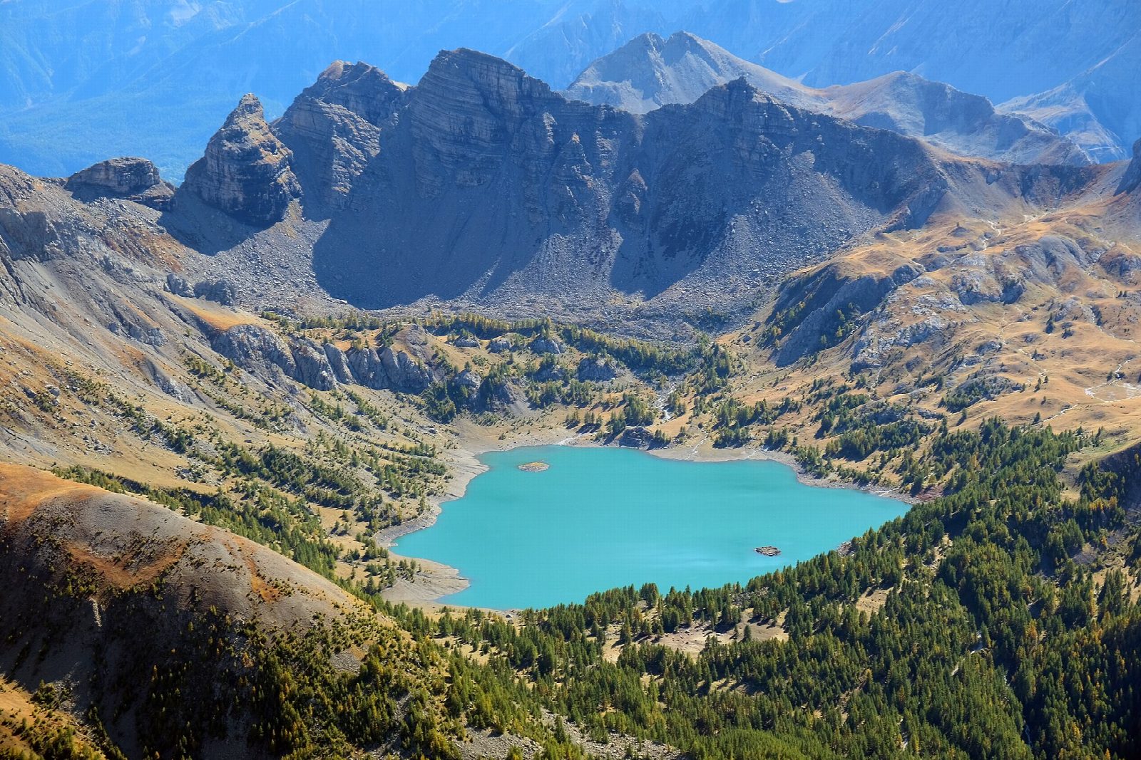 Round Lac d'Allos from the Laus car park