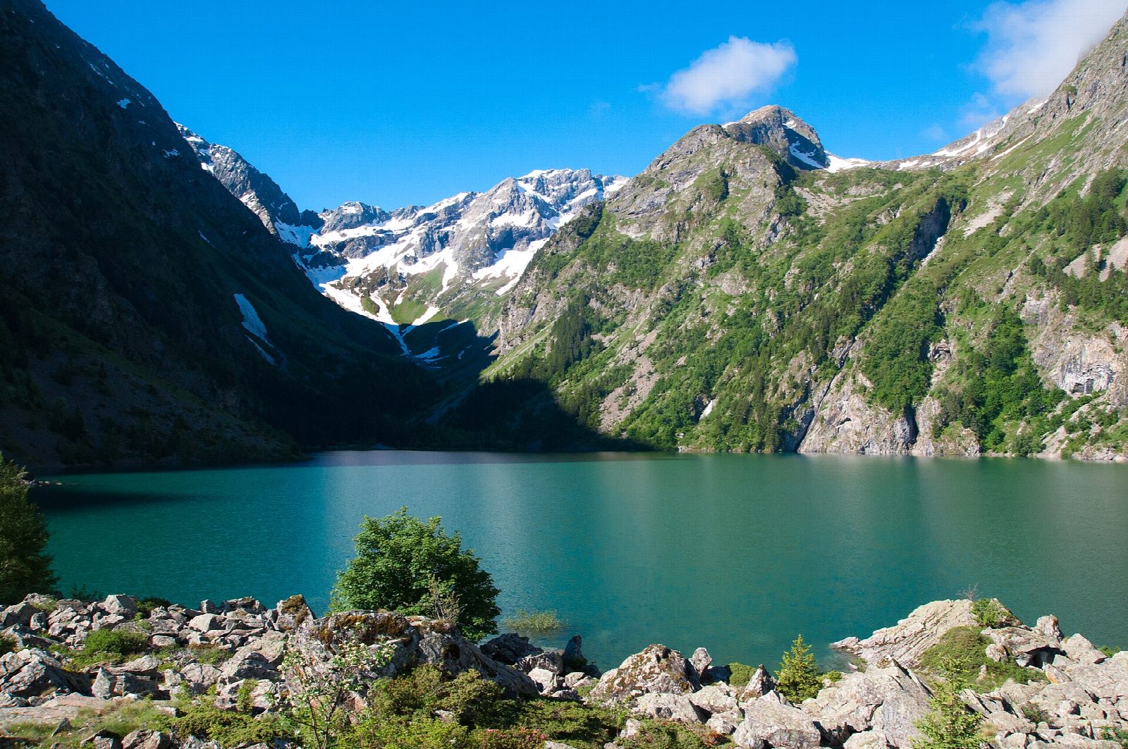 Lac du Lauvitel from La Danchère