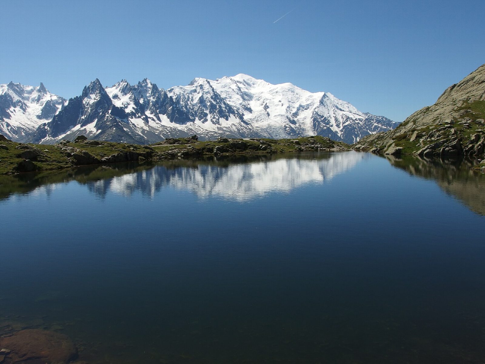 Lacs des Chéserys from the Col des Montets
