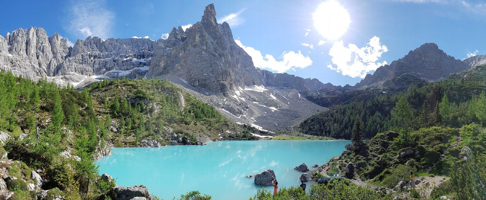 Lago di Sorapis from Passo Tre Croci