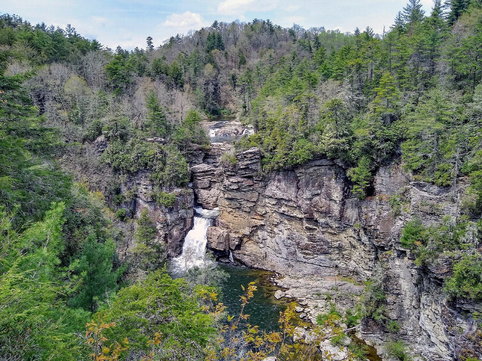 Linville Falls by the Erwins View Trail