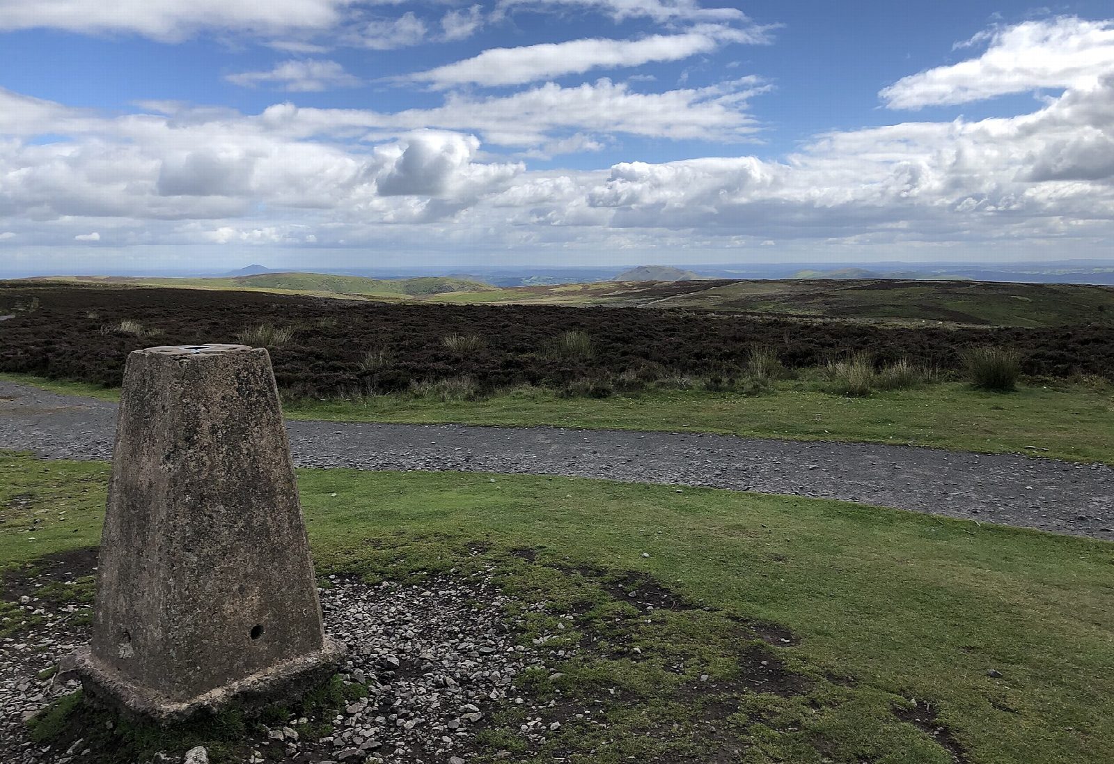The Long Mynd: Pole Bank from Church Stretton