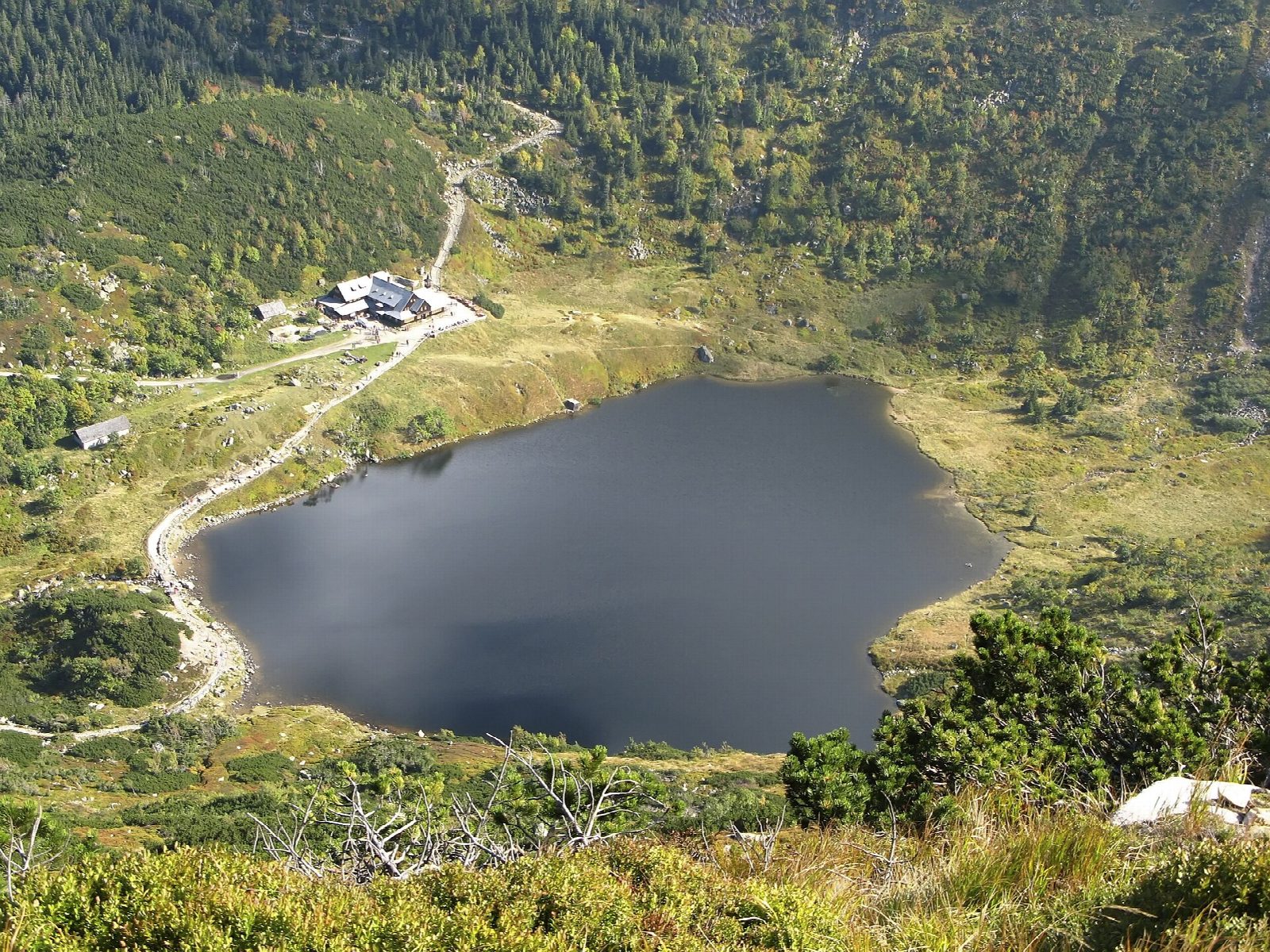 Mały Staw and Samotnia from Świątynia Wang