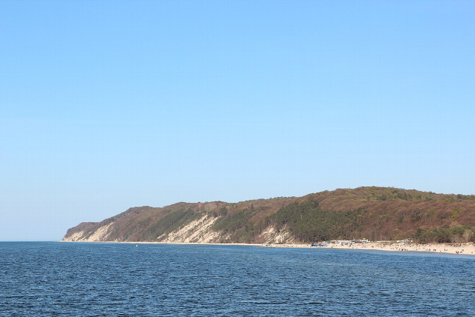 Międzyzdroje cliffs, Kawcza Góra and the bison enclosure