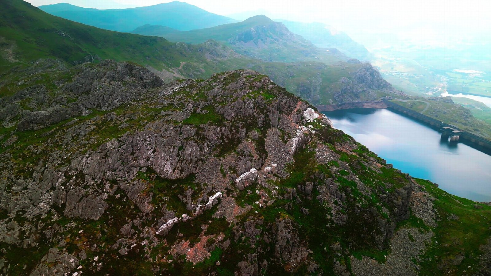 Moelwyn Mawr and Moelwyn Bach from Croesor