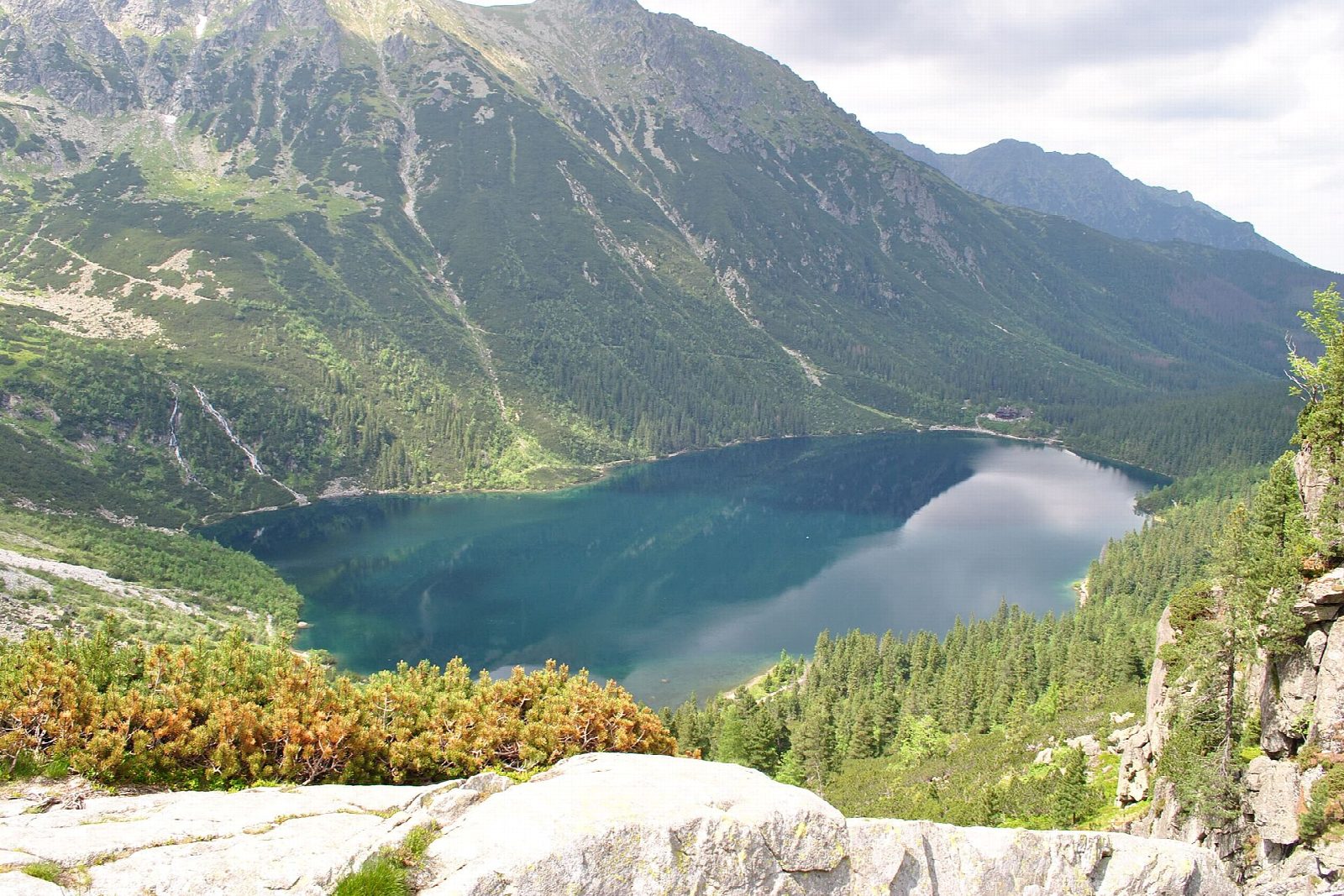 Morskie Oko and Czarny Staw pod Rysami from Palenica Białczańska