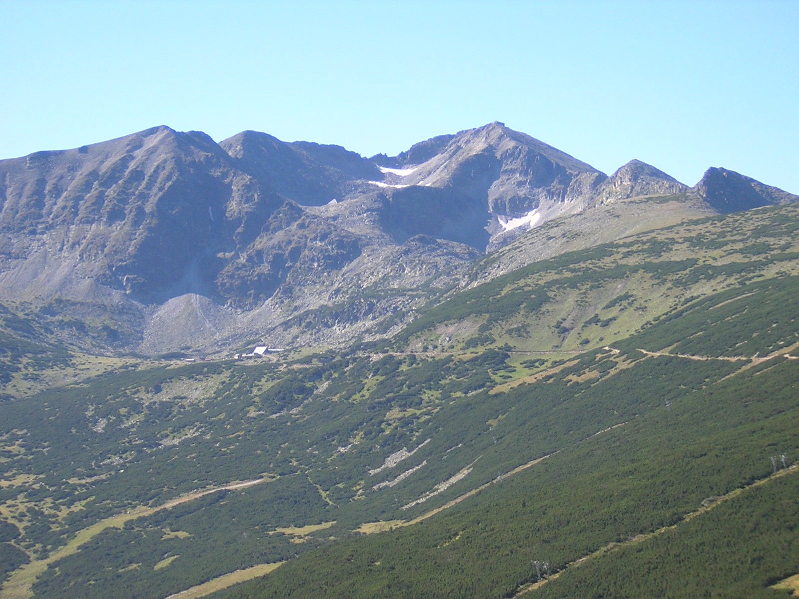 Musala from Yastrebets above Borovets
