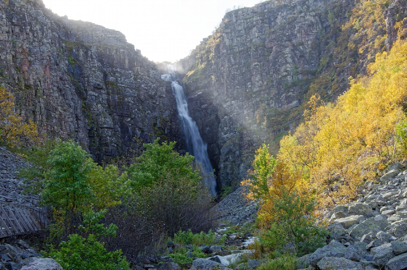 Njupeskär waterfall in Fulufjället