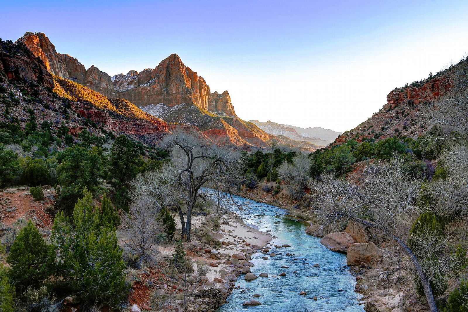 Pa'rus Trail to Canyon Junction