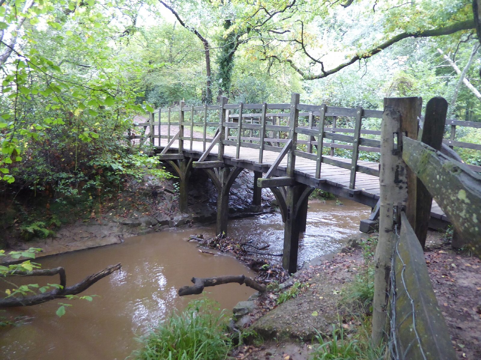 Poohsticks Bridge from the Pooh car park
