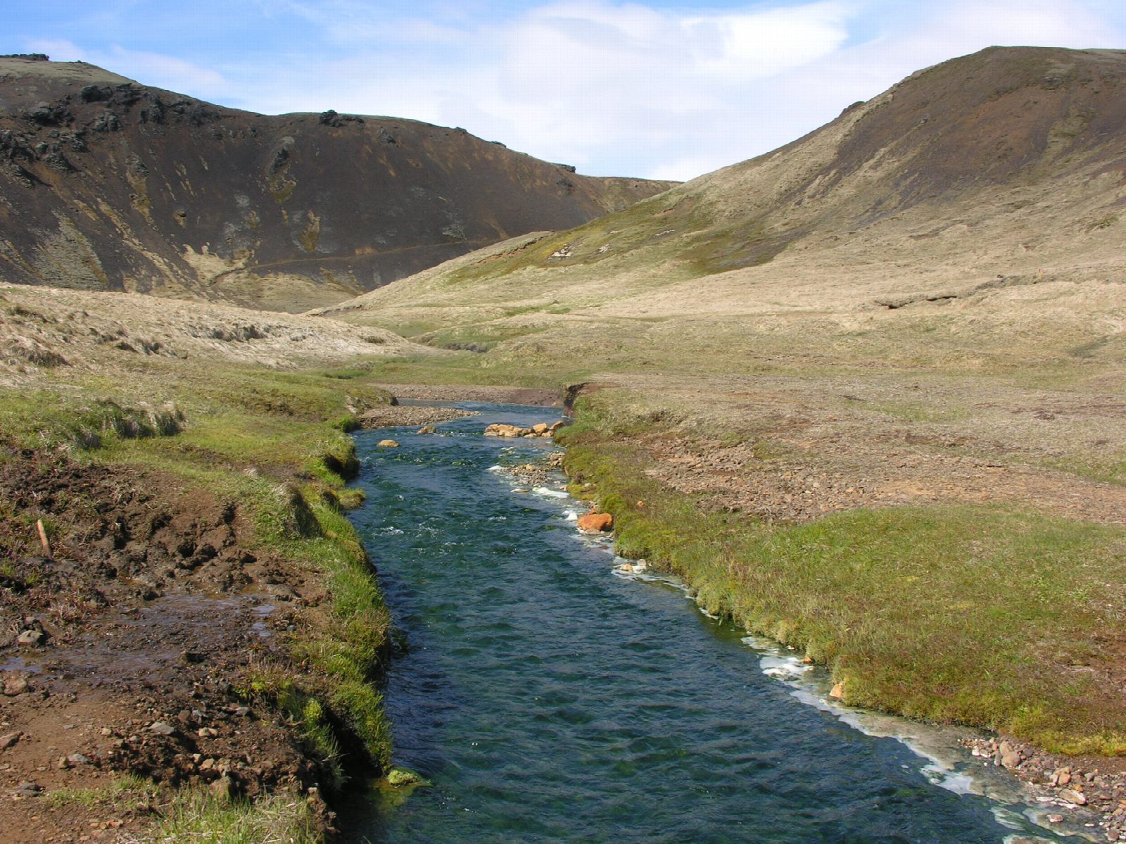 Reykjadalur hot river from Hveragerði