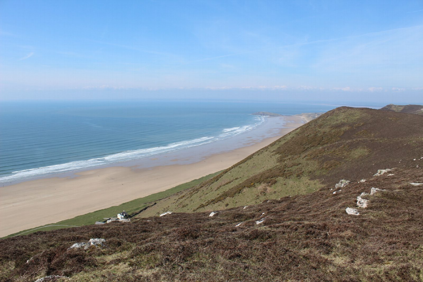 Rhossili Down and the Worm's Head lookout