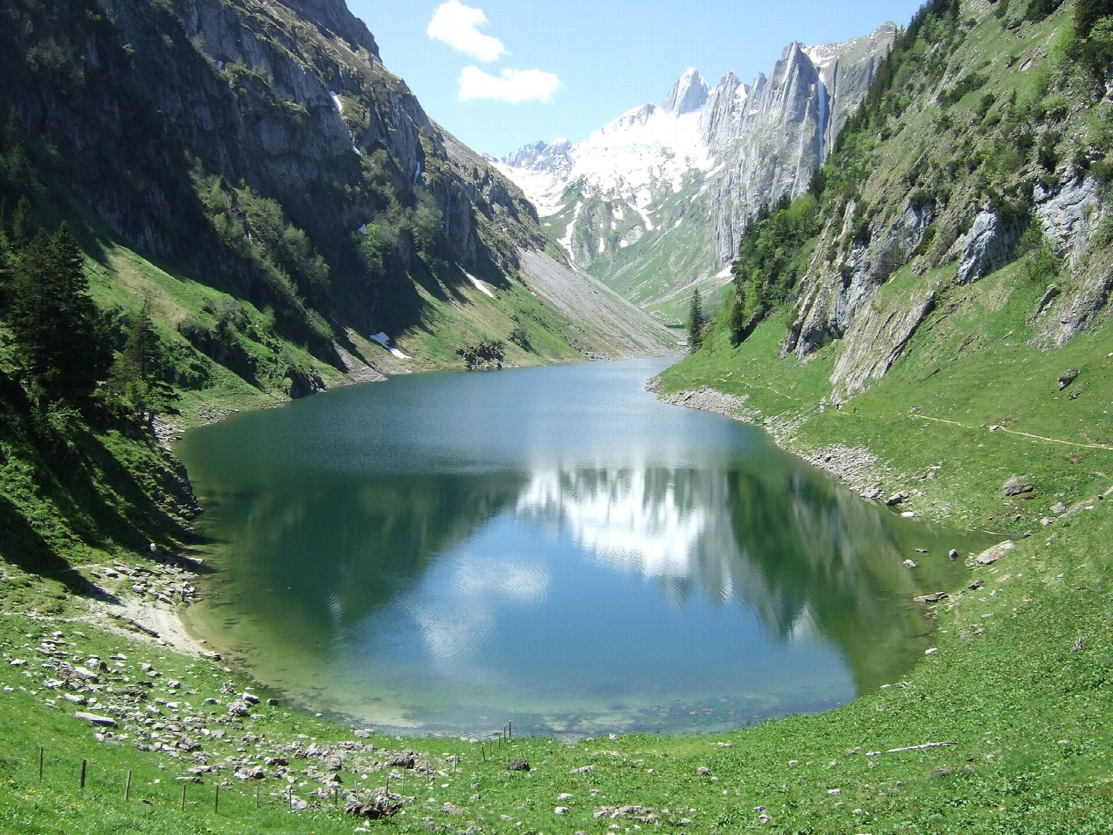 Sämtisersee and Fälensee from Brülisau
